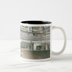 Tasse 2 Couleurs En lovant le télégraphe câblez dans les réserv