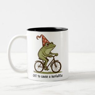 Tasse 2 Couleurs En route pour causer une pagaille Grenouille Sarca