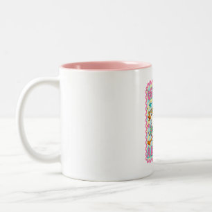 Tasse 2 Couleurs En route pour causer une pagaille Petit fou Raton