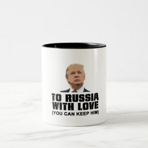 Tasse 2 Couleurs En Russie avec amour