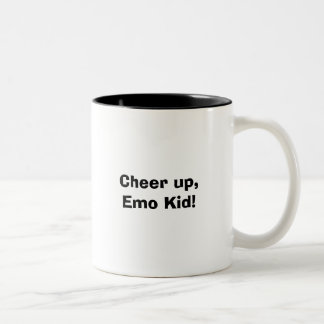 Tasse 2 Couleurs Encouragez, enfant d'Emo !