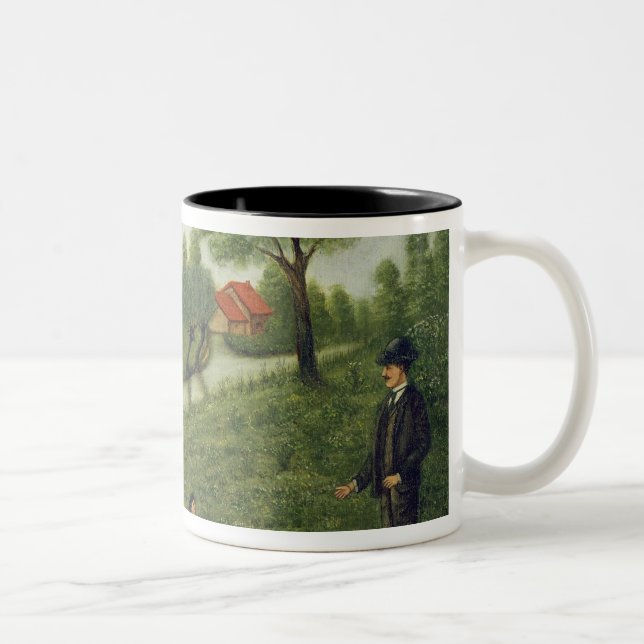 Tasse 2 Couleurs Enfant avec des oies (Droit)