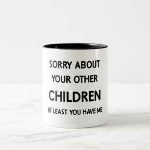 Tasse 2 Couleurs Enfant préféré drôle désolé pour les autres frères