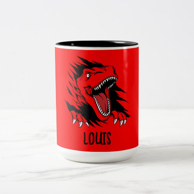Tasse 2 Couleurs Enfants dinosaures (Centre)