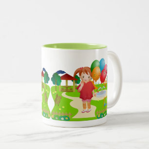 Tasse 2 Couleurs Enfants et fêtes d'anniversaire