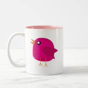 Tasse 2 Couleurs Enfants oiseau mignon 