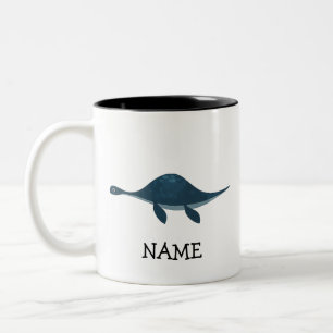 Tasse 2 Couleurs Enfants personnalisés Dinosaure tortue personnalis