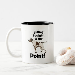 Tasse 2 Couleurs English Pointer Aller Droit Au But