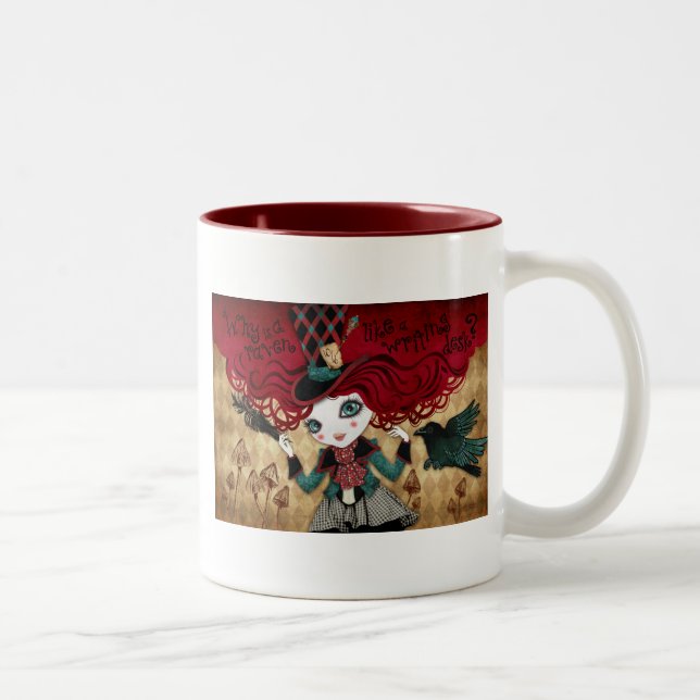Tasse 2 Couleurs Énigme folle (Droit)