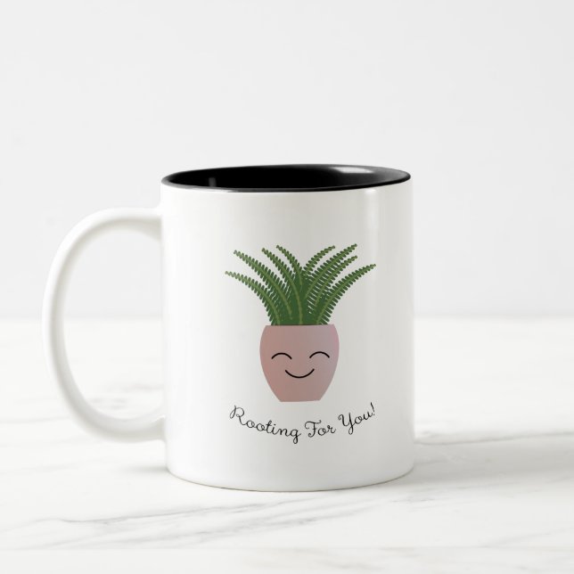 Tasse 2 Couleurs Enracinement drôle pour vous Fern (Gauche)