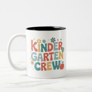 Tasse 2 Couleurs Enseignant Équipe de maternelle retour à l'école