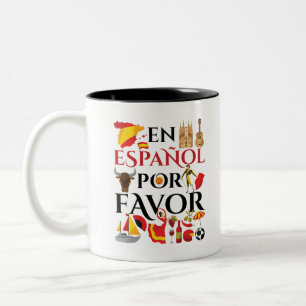 Tasse 2 Couleurs Enseignant Espagnol En Espanol Por Favoriser