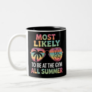 Tasse 2 Couleurs Enseignant le plus susceptible de fréquenter la sa