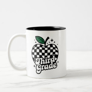 Tasse 2 Couleurs Enseignant Troisième Année 3ème Rentree Scolaire
