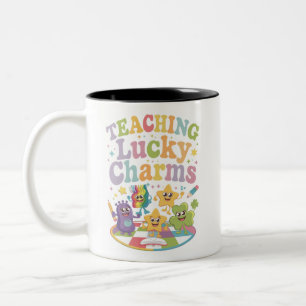 Tasse 2 Couleurs Enseignement Lucky Charms Enseignant St Patricks D