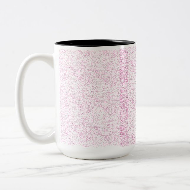 Tasse 2 Couleurs Ensemble de dossiers abstraits roses pour le burea (Gauche)