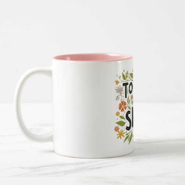 Tasse 2 Couleurs "Ensemble, Nous Sourions." (Gauche)