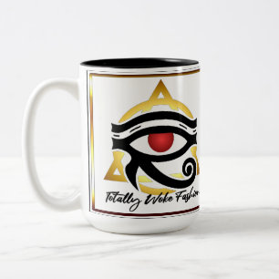 Tasse 2 Couleurs entièrement Woke Fashion Signature Pyramid Coffee 