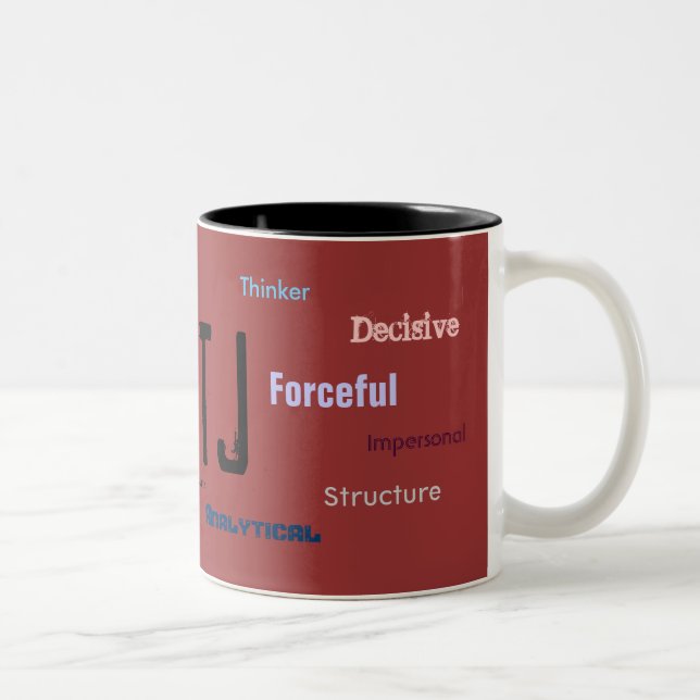 TASSE 2 COULEURS ENTJ (Droit)