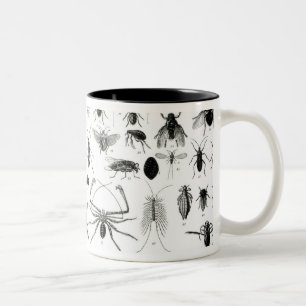 Tasse 2 Couleurs Entomologie, myriapodes et arachnides