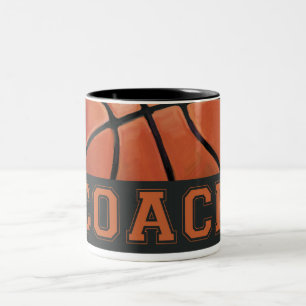 Tasse 2 Couleurs Entraîneur de basket-ball