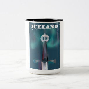 Tasse 2 Couleurs Épée médiévale d'Islande