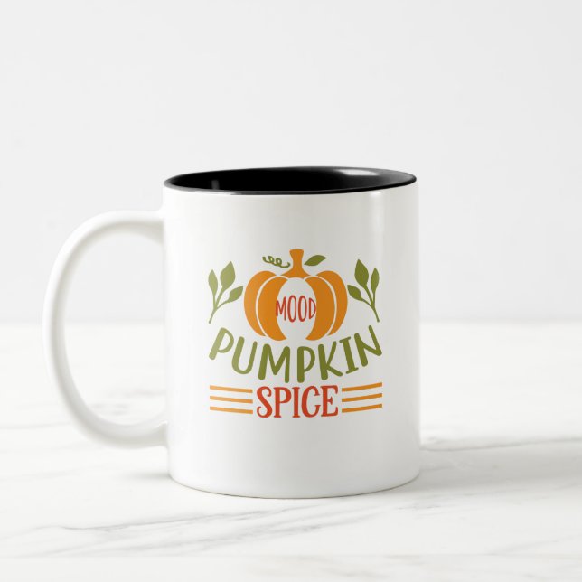Tasse 2 Couleurs Épice Citrouille d'humeur (Gauche)