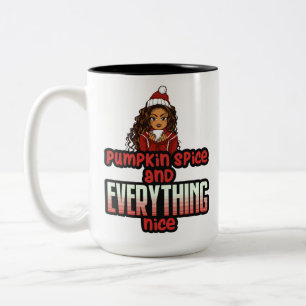 Tasse 2 Couleurs Épice citrouille & Tout Nice Black Girl Magic S