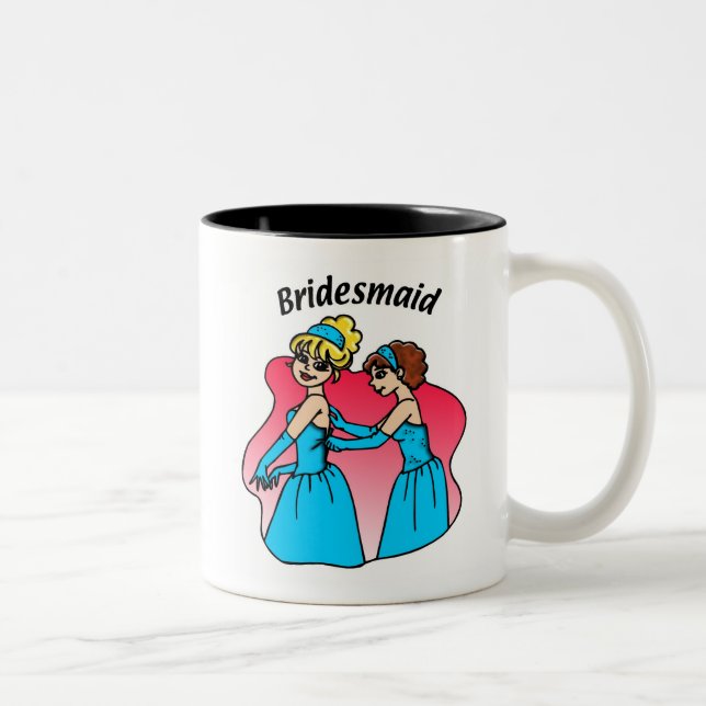 Tasse 2 Couleurs Épouses en rose (Droit)