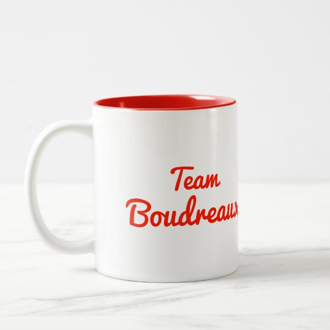Tasse 2 Couleurs Équipe Boudreaux (Gauche)