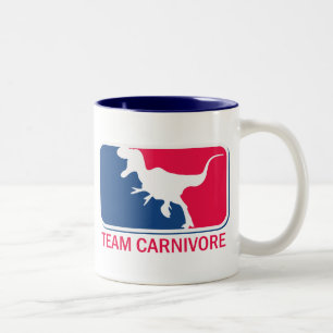 Tasse 2 Couleurs Équipe Carnivore Plat de viande
