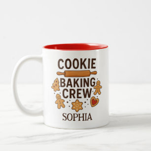Tasse 2 Couleurs Équipe de fabrication de biscuits personnalisés – 