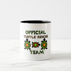 Tasse 2 Couleurs Équipe de secours officielle 1 de tortue