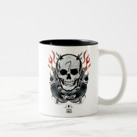 Équipe de suicide | Diablo Skull & Flames Tattoo A