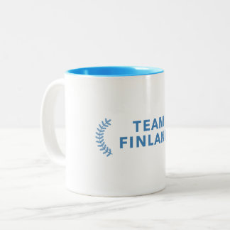 Tasse 2 Couleurs Équipe Finlande