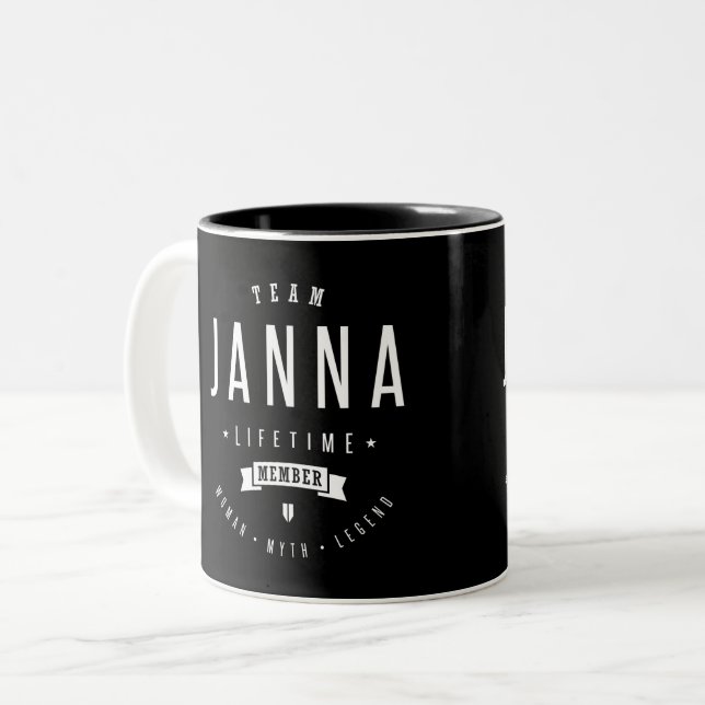 Tasse 2 Couleurs Équipe Janna (Devant gauche)
