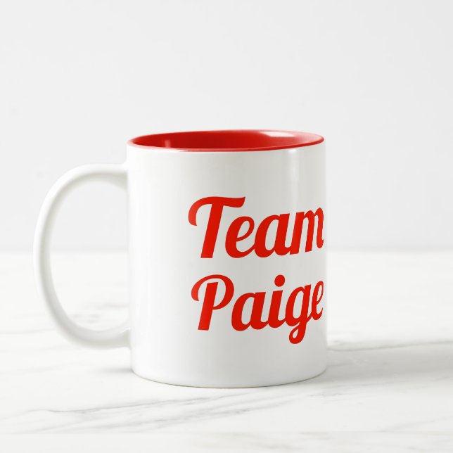Tasse 2 Couleurs Équipe Paige (Gauche)