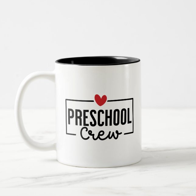 Tasse 2 Couleurs Équipe préscolaire Équipe préscolaire (Gauche)