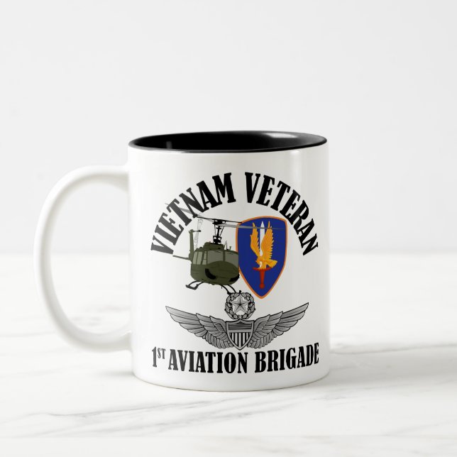 Tasse 2 Couleurs ęr Aviateur de maître de Bde d'Avn (Gauche)