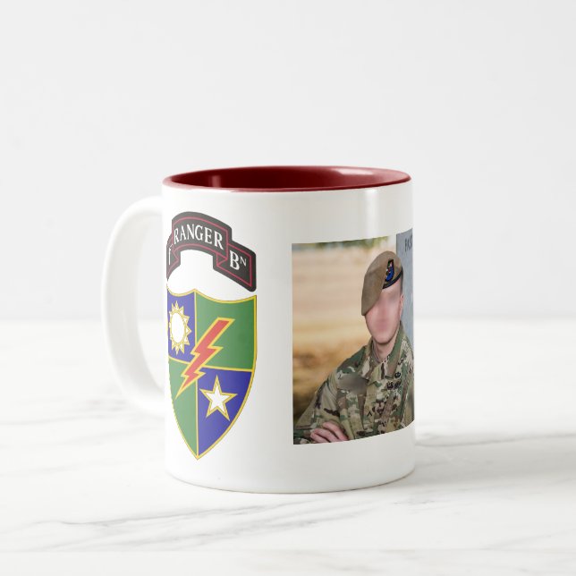 Tasse 2 Couleurs ęr bataillon - soixante-quinzième régiment de (Devant gauche)