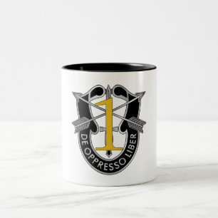 Tasse 2 Couleurs ęr Crête de groupe de forces spéciales