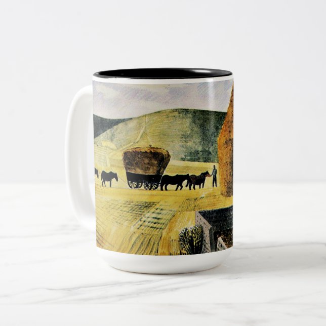 Tasse 2 Couleurs Eric Ravilious - Furlong (Devant gauche)