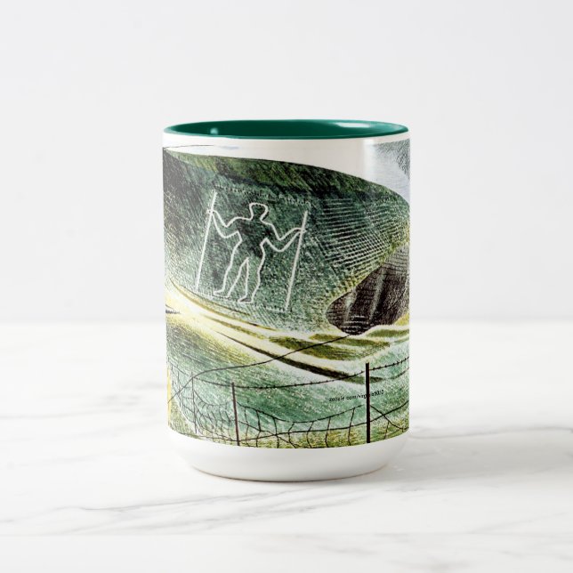Tasse 2 Couleurs Eric Ravilious - Le Géant de Wilmington,  (Centre)