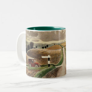 Tasse 2 Couleurs Eric Ravilit, Wiltshire Landscape,