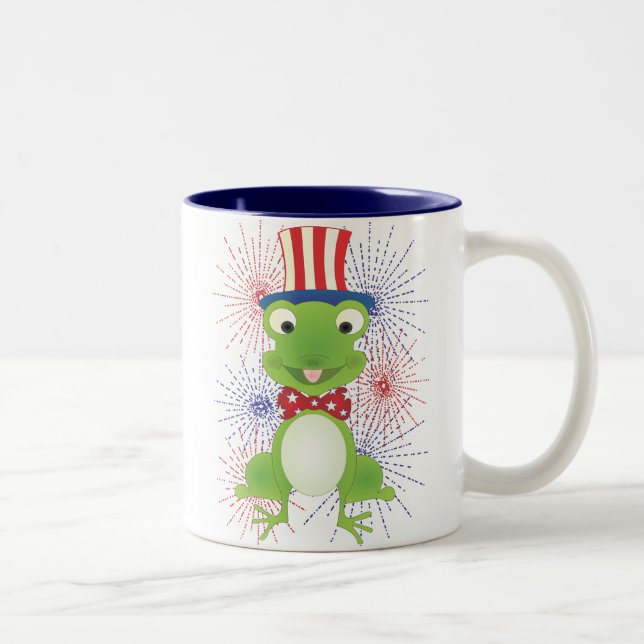 Tasse 2 Couleurs Espère la grenouille ! (Droit)