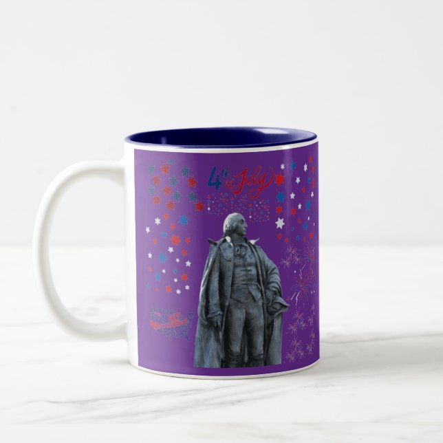 Tasse 2 Couleurs Esprit Américain Brille violet (Gauche)