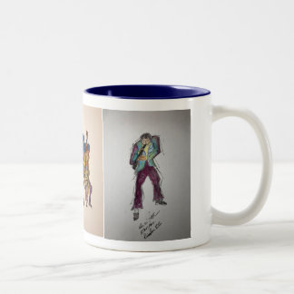 Tasse 2 Couleurs Esquisses originales de musiciens de jazz