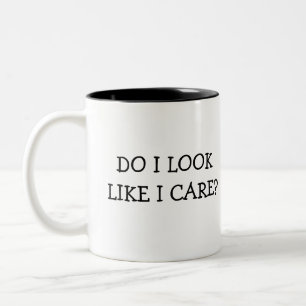 Tasse 2 Couleurs Est-ce que je regarde comme je m'inquiète ?