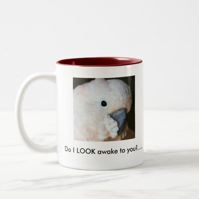 Tasse 2 Couleurs Est-ce que JE REGARDE me réveille à vous ? ..... (Gauche)