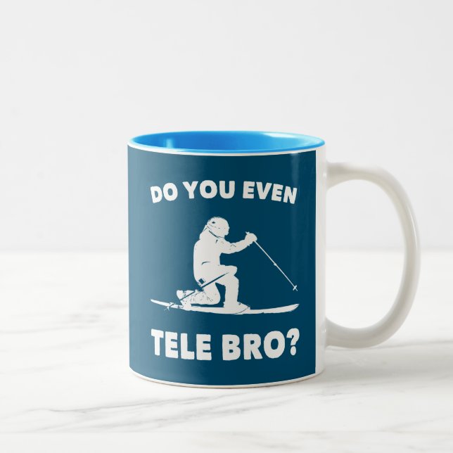 Tasse 2 Couleurs Est-Ce Que Vous Êtes Même Tele Bro ? (Droit)